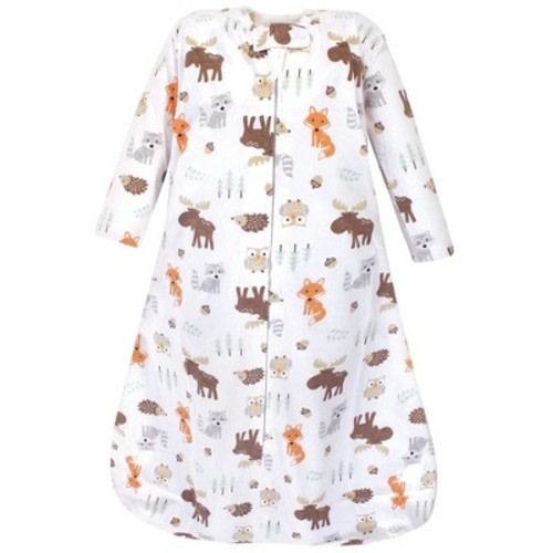 Hudson Baby Infant Boy Long Sleeve Cotton Jersey Sleeping Bag, Boy Woodland, 0-6 Months