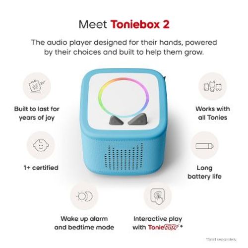 tonies My First Farm US Toniebox 2 Starter Set - Sky Blue