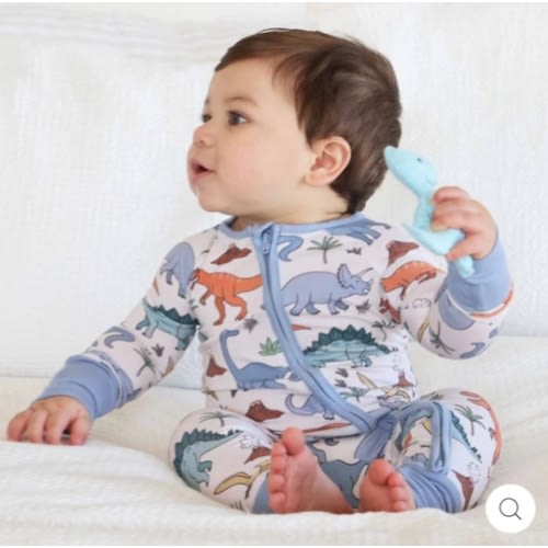 Dino Dude Convertible Zip Romper