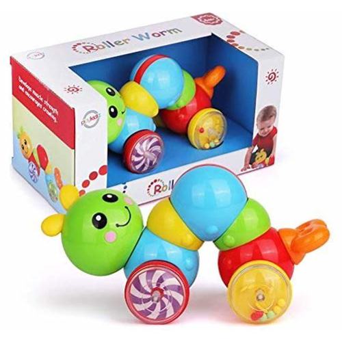 Playkidz Baby Roller Worm Rattling Wiggle Toy