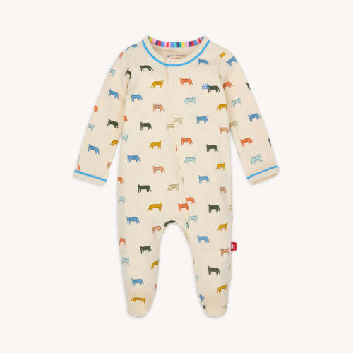le tigre organic cotton magnetic parent favorite footie