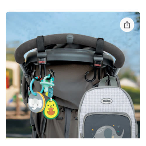 Deluxe Car Seat & Stroller Hooks (2 Pack)