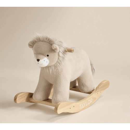 Luxe Lion Nursery Rocker