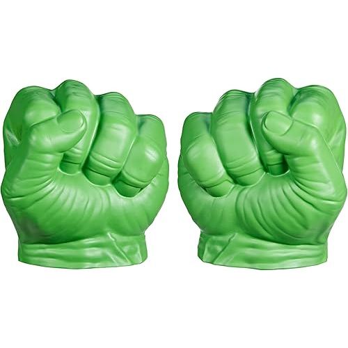 Marvel Hulk Gamma Smash Fists, Soft Foam Role Play Toy, Avengers Super Hero Toys for Kids Ages 5 and Up