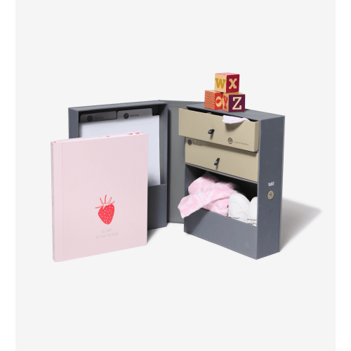 Baby Memory Book & Baby Vault Keepsake Box Bundle