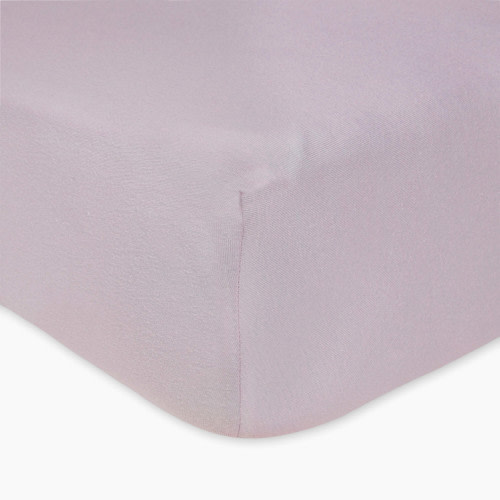 Burt's Bees Baby Organic Cotton Jersey Fitted Crib Sheet - Soft Lavender, 1