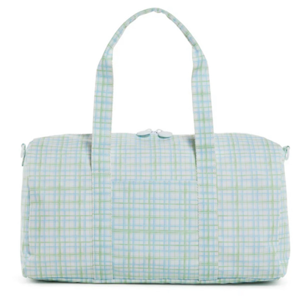 TRVL Duffel Bag- Classic Plaid Green – VACE