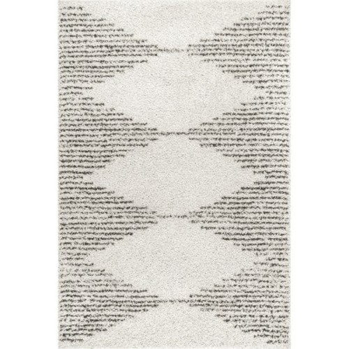 nuLOOM Scarlette Abstract Diamond Shag Area Rug, Size: 4' x 6'