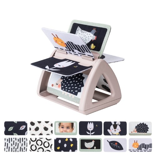 Taf Toys Black And White Spinning Book