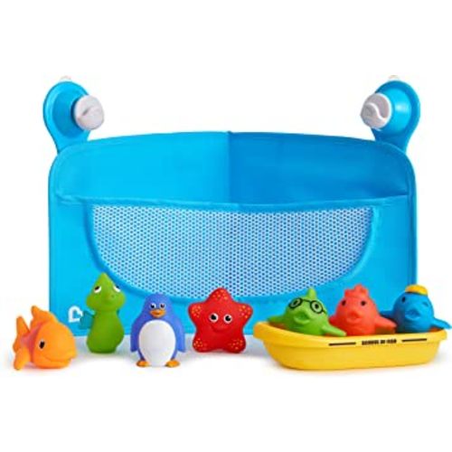 Munchkin® Ocean Friends Bath Toy and Storage Set, Multi , 6 Piece Set