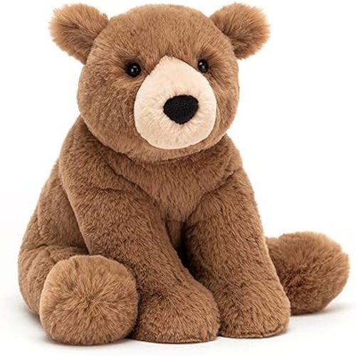 Jellycat Woody Bear Stuffed Animal, Medium 10 inches - Teddy Bear Plush Toy - Classic Children's Gift