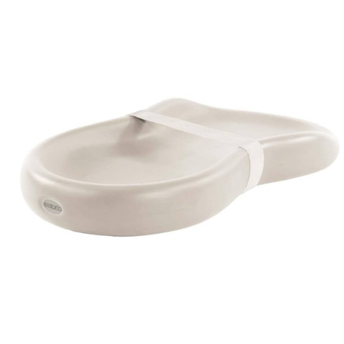 Keekaroo Peanut Changer Baby Vanilla– The Original Made in USA Easy-to-Clean Changing pad and The only Shell Over Foam, Fully Water Repellant