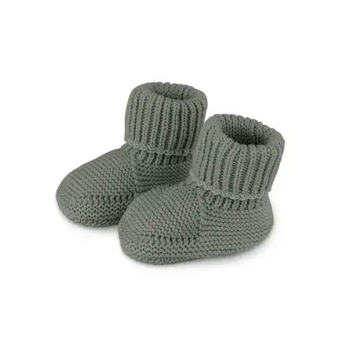 4baby Knit Booties Sage | Baby Bunting AU