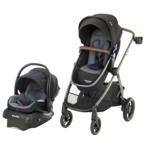 Maxi-Cosi Siena CP 5-in-1 Modular Travel System, Color: Mystic Gray