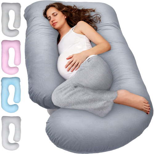 Pillani Pregnancy Pillows for Sleeping - U Shaped Full Body Pillow Support, Cooling Maternity Pillow for Pregnant Women, Support for Belly, Back, Legs Pregnancy Gifts & Pregnancy Must Haves for Adult