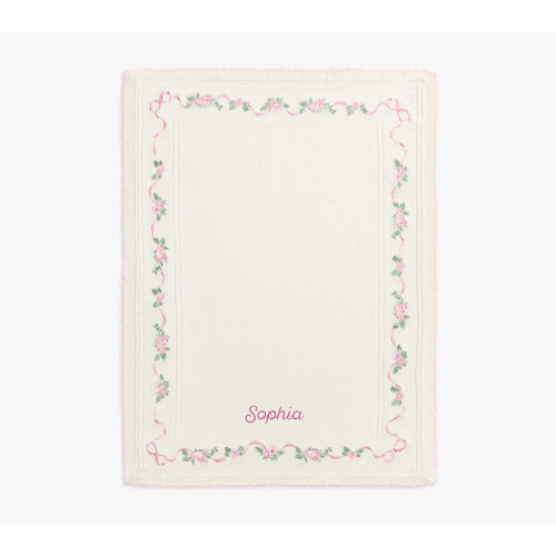 LoveShackFancy Hearts of Roses Knit Baby Gift Set