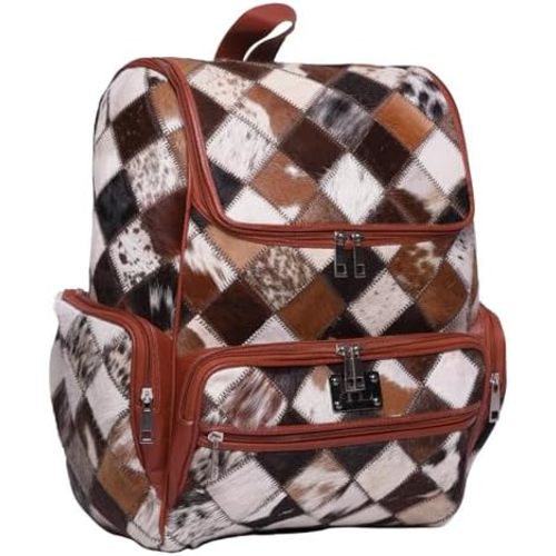 Luxury Cowhide Leather Backpack for Women stylish Work and Leather Travel Backpack with 13 Inch Padded Laptop Compartment, Spacious Interior, Comfortable Straps, Durable Zippers.