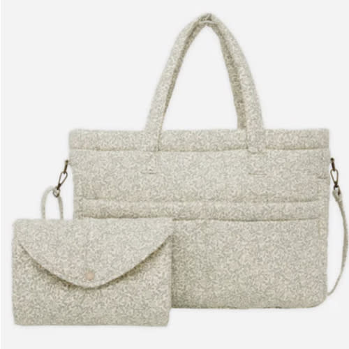 Diaper Bag + Changing Pad Set | Green Garden | Quincy Mae – Nouveau and Vintage