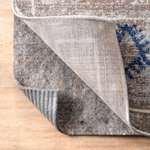 Rug Pads Pet-Friendly Non-Slip Grip Rug Pad Gray