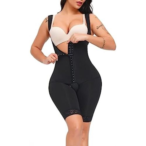 Shapewear for Women Tummy Control Fajas Colombianas Body Shaper Open Bust Bodysuit For Women Waist Trainer