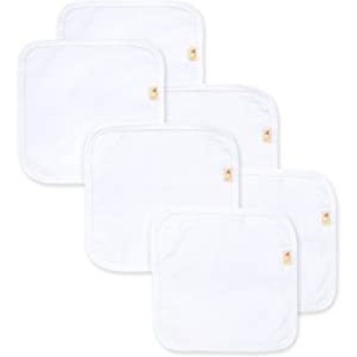 Burt's Bees Baby Washcloths, Absorbent Knit Terry, Super Soft 100% Organic Cotton