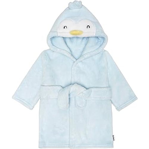 Gerber Unisex Baby Plushy Soft Hooded Animal Character Bathrobe