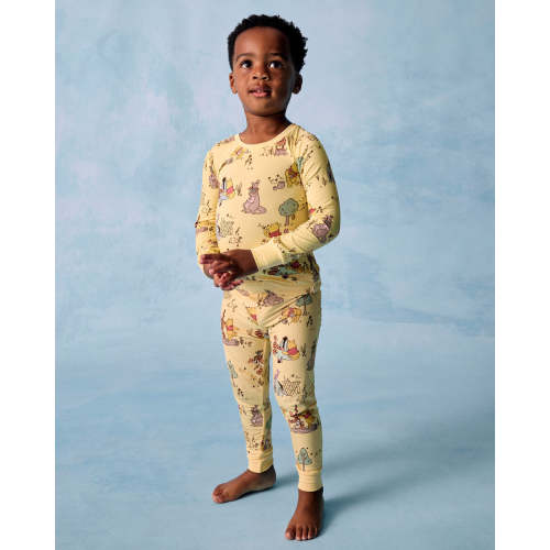 Disney Playtime With Pooh Two-Piece Pajama Set - Little Sleepies