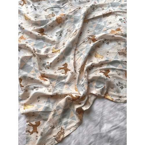 French Farmhouse - Baby Swaddle Wrap