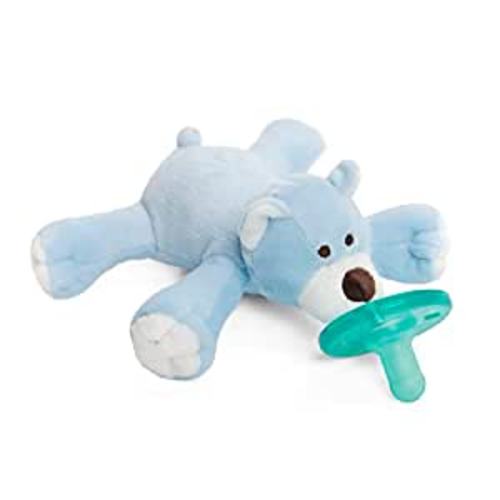 WubbaNub Infant Pacifier - Blue Bear : Baby Pacifiers : Baby