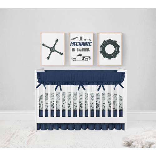 Mechanic Nursery Prints, Mechanic Nursery Decor, Set of 3 Prints, Boy Nursery Decor, Navy Blue, Truck Nursery Prints, Mechanic Wall Decor