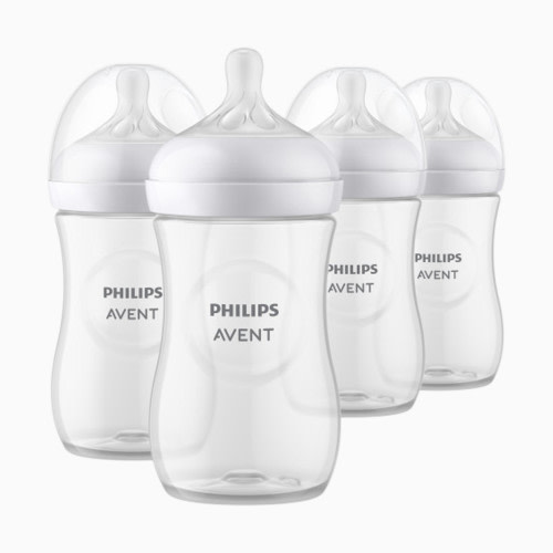 Philips Avent Natural Baby Bottle with Natural Response Nipple - Clear, 9 Oz, 4