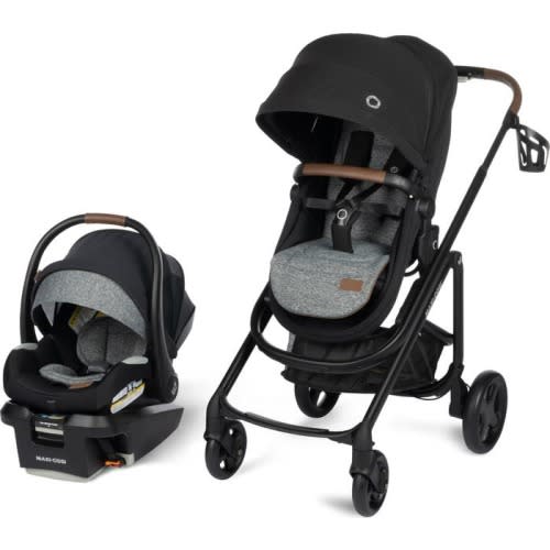 Maxi-Cosi® Tayla™ Max 5-in-1 Modular Travel System Stroller/Baby Car Seat, Onyx Wonder
