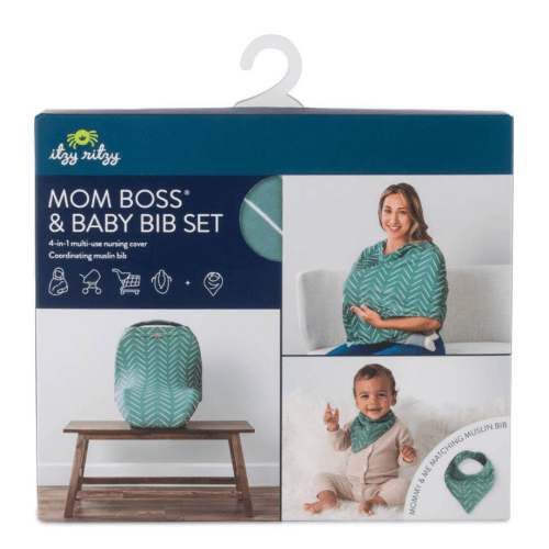 Mom Boss™ & Baby Bib Set – Itzy Ritzy