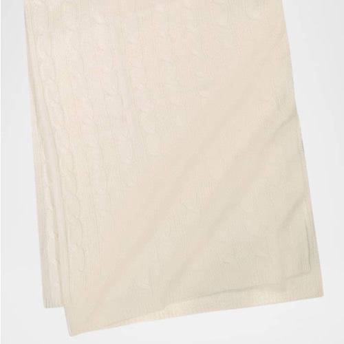 Kid's Pure Cashmere Cable Baby Blanket