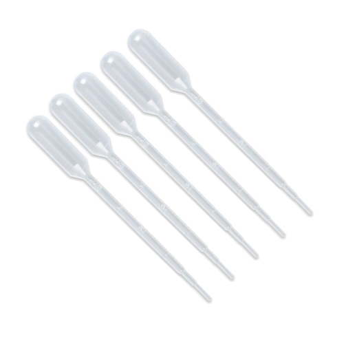 100pcs 1ML Plastic Transfer Pipette Washable Pasteur Pipettes Measuring Pipettors Disposable Dropper for Mixing Acrylic Paints and