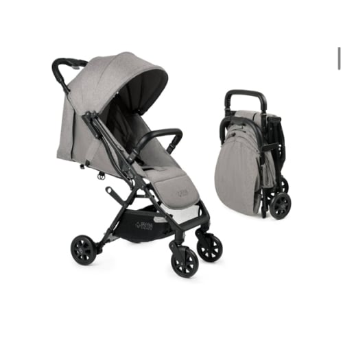 Lightweight Travel Stroller for Baby & Toddlers - Easy Fold & Compact Stroller with Canopy, Storage Basket, Multi-Position Recline & Convenient One-Hand Fold (Grey)