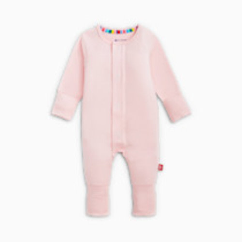 Magnetic Me Modal Magnetic Convertible Coverall - Pink Dogwood, 3-6 M