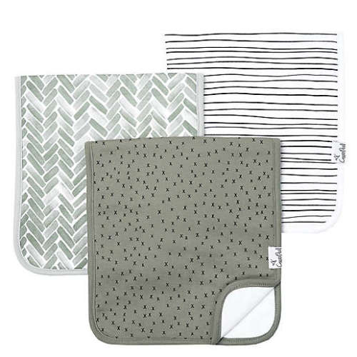 Copper Pearl Alta 3-Pack Burp Cloths