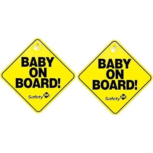 Safety 1st "Baby On Board" Sign, 2-Pack