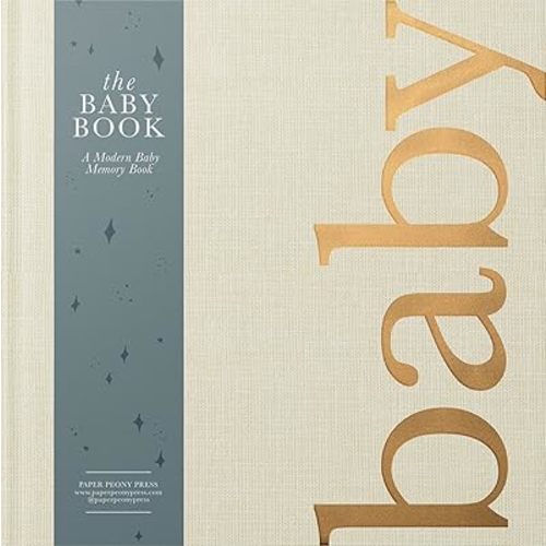 The Baby Memory Book: Beautiful Modern Baby Book and Scrapbook for Baby's First Years to Track Special Moments, Milestones and Growth from Pregnancy to First 5 Years Hardcover – December 7, 2020
