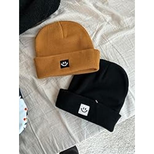 Paladoo 2Pack Baby Beanie Knit Toddler Hat for Girls Boys 0-8 Years