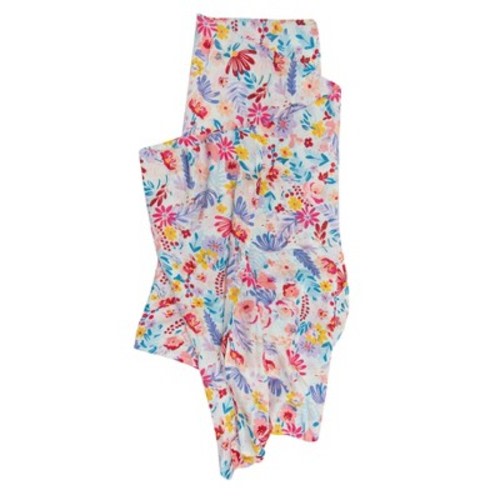 Loulou Lollipop Muslin Swaddle Blanket - Light Field Flowers