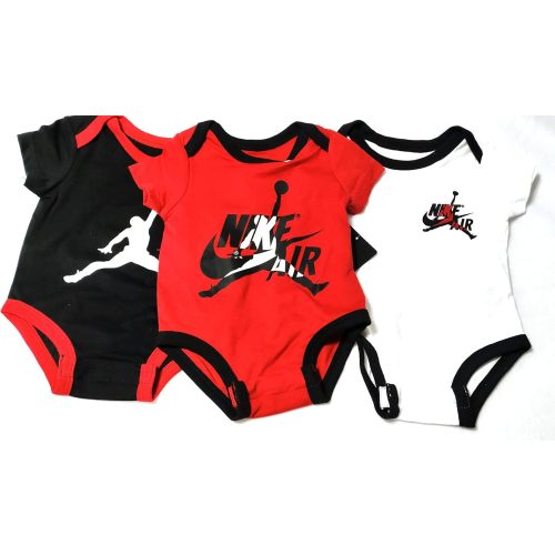 Nike Air Jordan Baby Assorted Bodysuits 3 Pack (3 months)