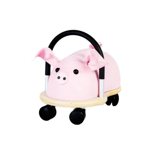 Wheely Bug 46cm Large Pig Wooden Ride On Kids/Children Indoor Play Toy 3y+ Pink