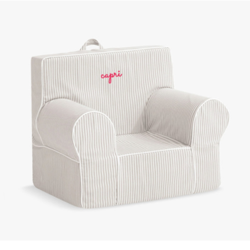 Anywhere Chair®, Oatmeal Oxford Stripe