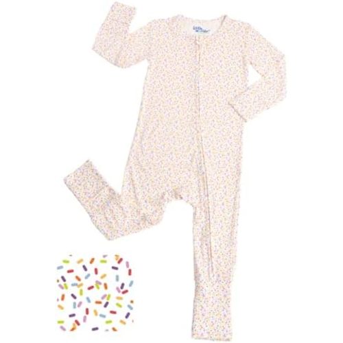 Bamboo PJs – Baby Boys & Girls Romper Onesies – Long Sleeve Toddler Pajamas for Kids