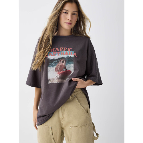 Capybara loose T-shirt