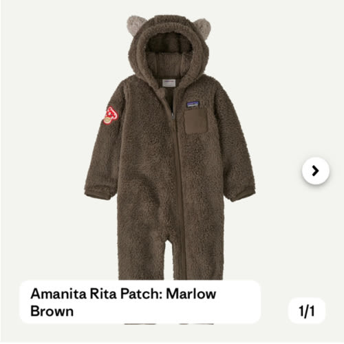 Patagonia Baby Furry Friends Fleece Bunting