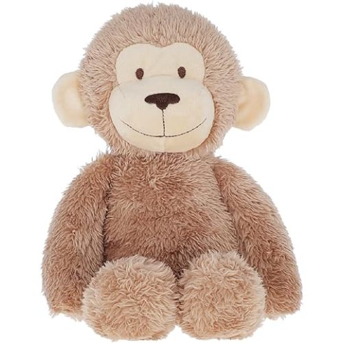 KIDS PREFERRED Carter's Snuggle Me Monkey Plush Stuffed Animal Sensory Toy for Kids, Toddlers, Babies, Boys and Girls of All Ages