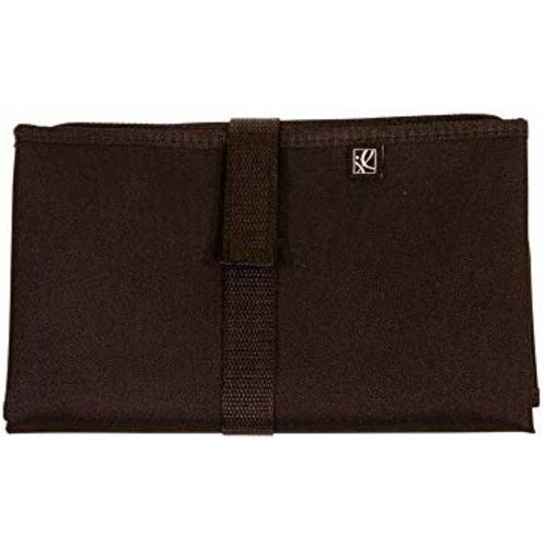 J.L. Childress Full Body Portable Baby Changing Pad, Fully Padded for Baby's Comfort, Waterproof, Opens to 19" X 30", Black